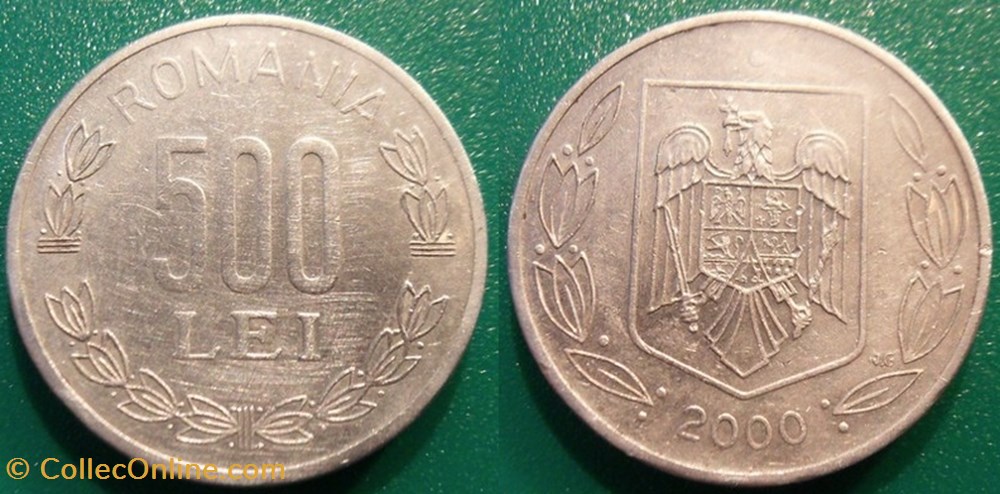 500 Lei 2000 monnaie monde roumanie 500 lei 2000
