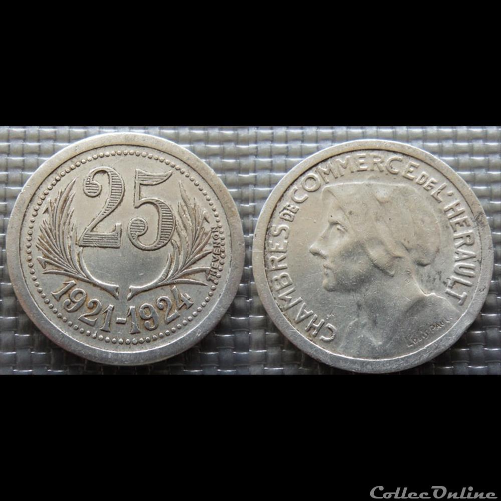 p- MN Hérault 25 C. 1921-1924 Al Elie:15.9 monnaies paranumismatique jetons poids p mn herault 25 c 1921 1924 al elie 15 9