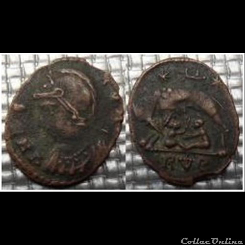 monnaie antique romaine m3 vrbs roma rome