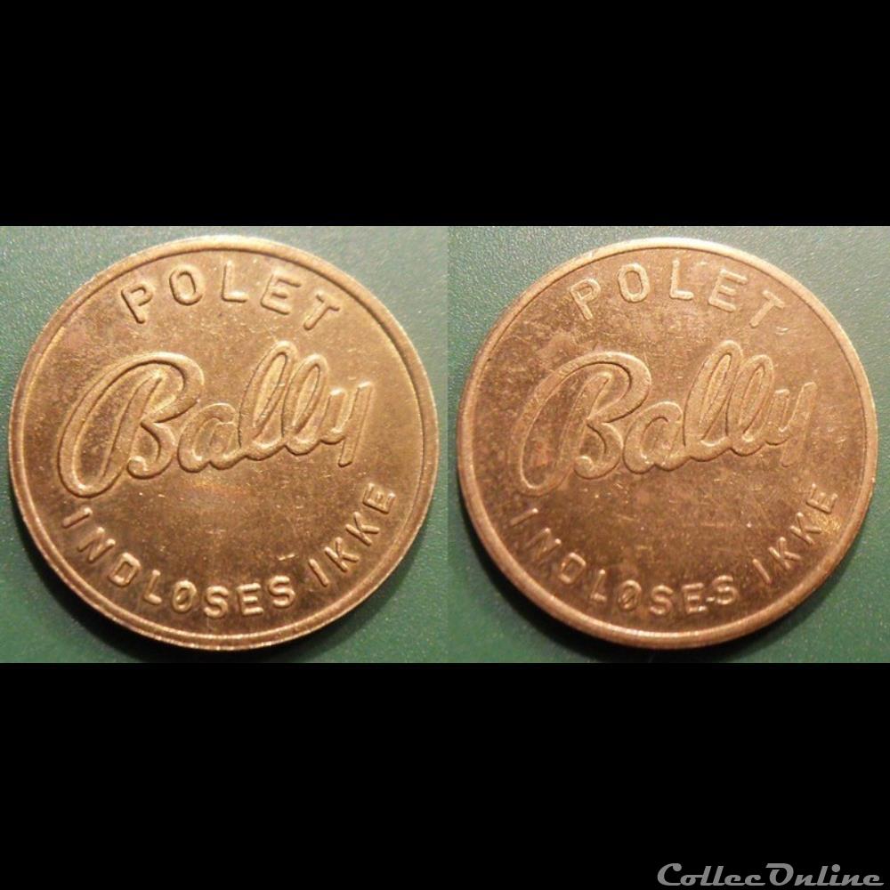 POLET BALLY INDLØSES IKKE - Coins - Exonumia