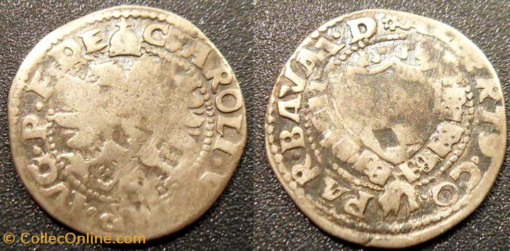 Germany - Duché de Bavière - 3 Kreuzer 1552-1559 Albert V monnaies monde allemagne germany duche de baviere 3 kreuzer 1552 1559 albert v