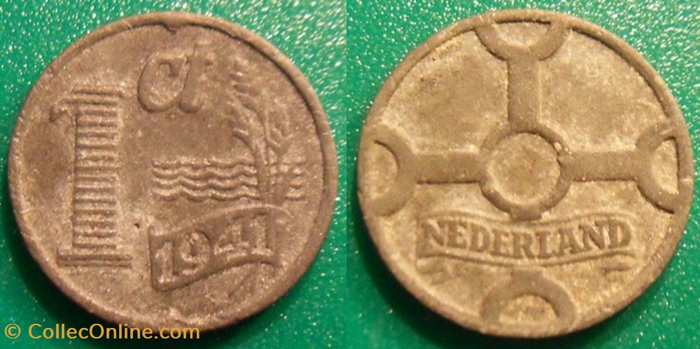 1 Cent 1941 Occupation allemande monnaie monde pay ba 1 cent 1941 occupation allemande
