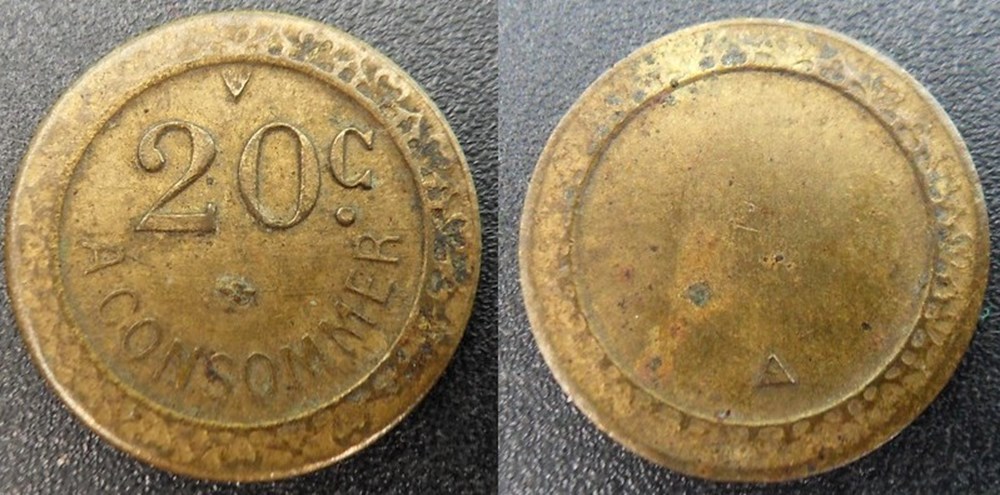 monnaies paranumismatique jetons poids f jeton a consommer 20 c a consommer