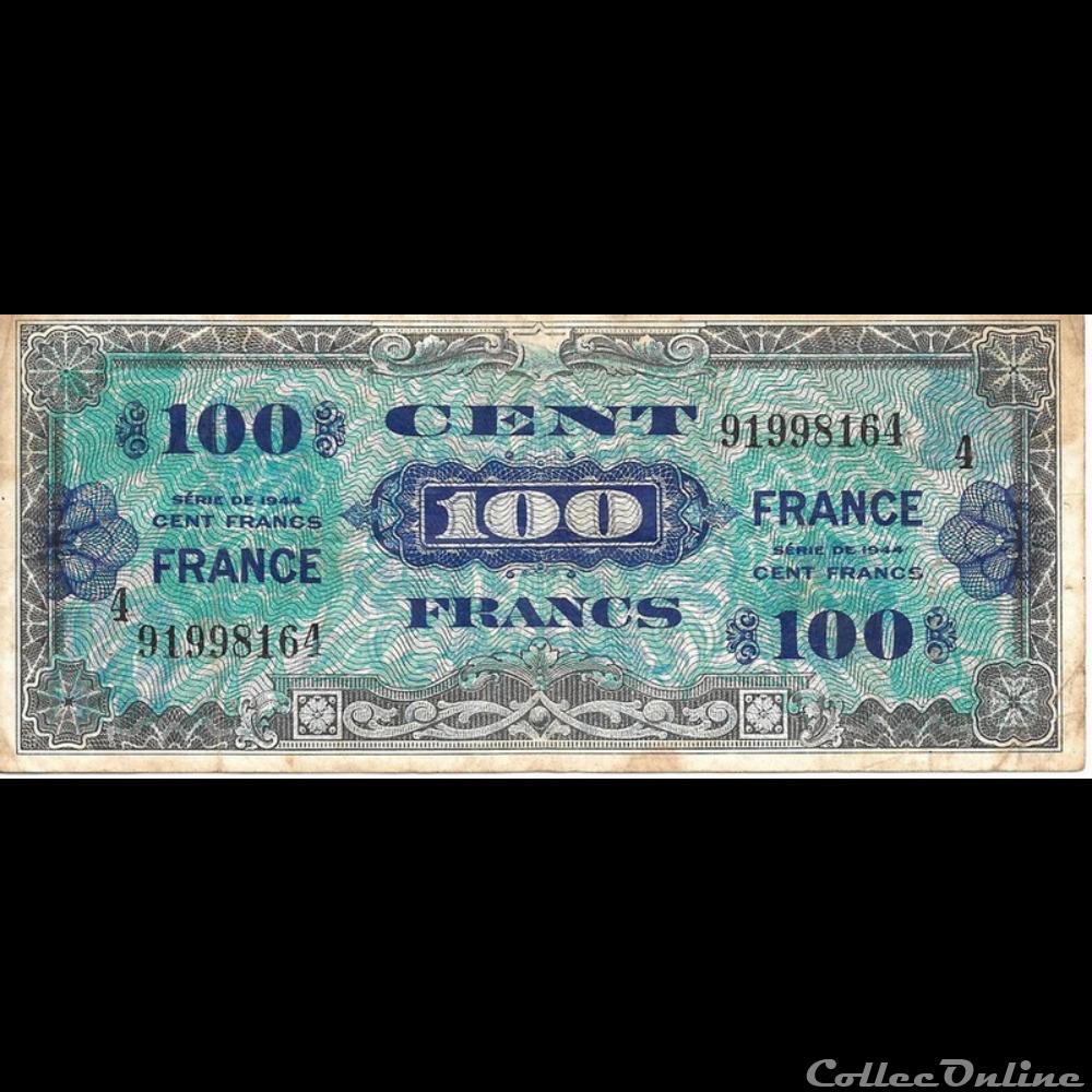 billet banque de xxe 100 francs france