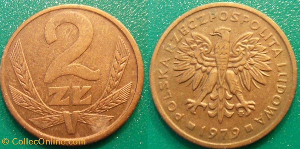 monnaie monde pologne 2 zlote 1979