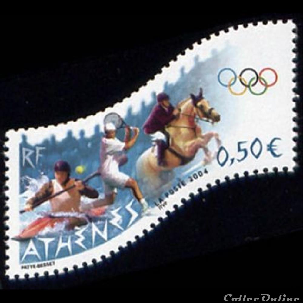 2004 Jeux Olympiques d'Athénes timbre france assignat 2004 jeux olympiques athenes
