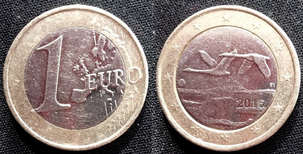 1 Euro 2016 (2ème type, 2 ème carte) monnaies monde finlande 1 euro 2016 2eme type 2 eme carte