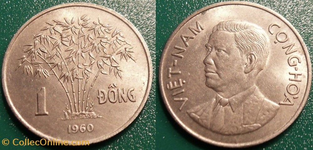 1 Dong 1960 monnaie monde viet nam 1 dong 1960