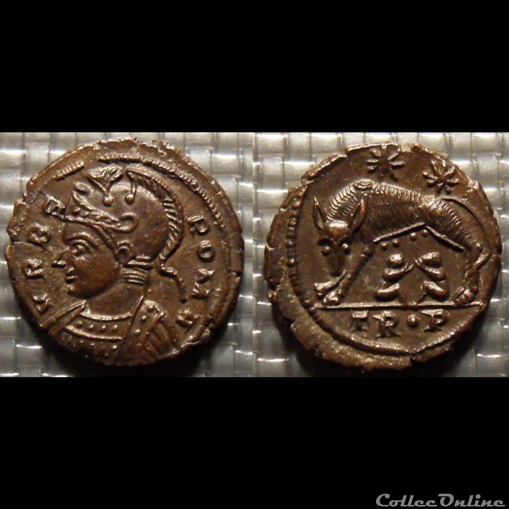 monnaie antique romaine pa71 vrbs roma treves