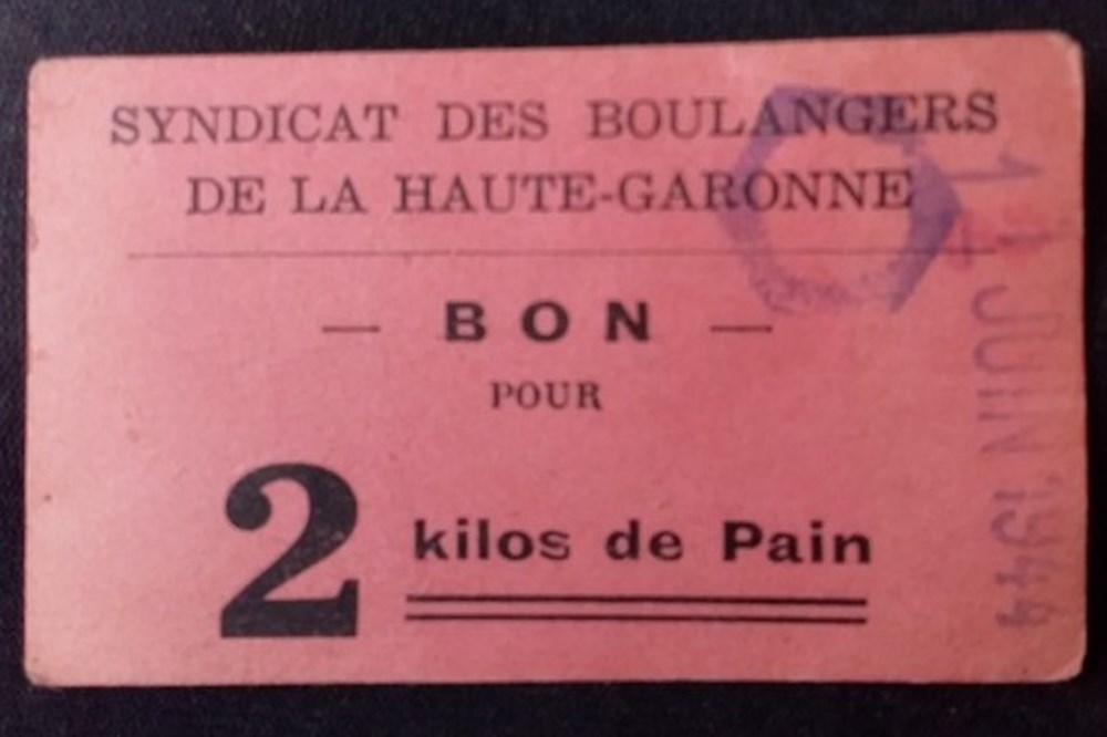 billets europe france syndicat des boulangers de la haute garonne bon pour 2 kilos de pain