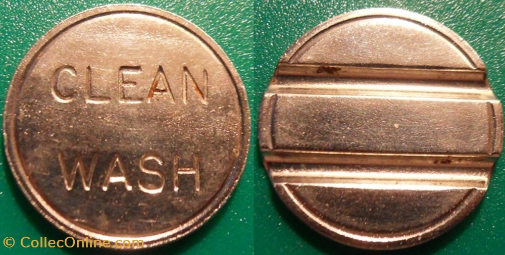 i- Jeton anonyme CLEAN WASH monnaies jetons mereaux i jeton anonyme clean wash