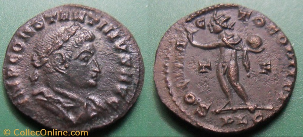 G- Le Bas Empire Constantin I Follis monnaie antique av jc ap romaine republicaine imperiale g le bas empire constantin i follis