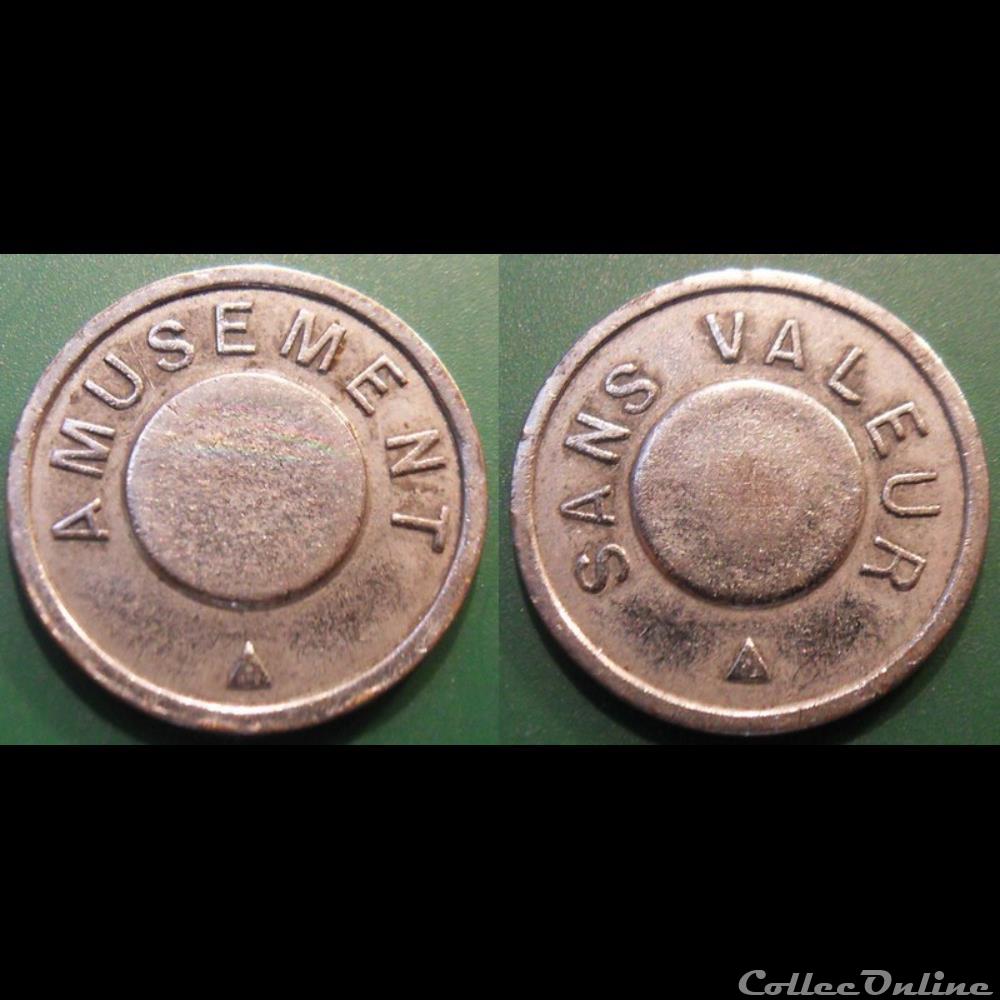 h- Jeton Amusement monnaie mereaux h jeton amusement