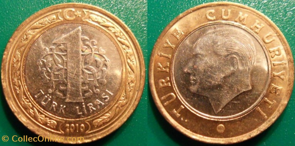 1 Lira 2010 monnaie monde turquie 1 lira 2010