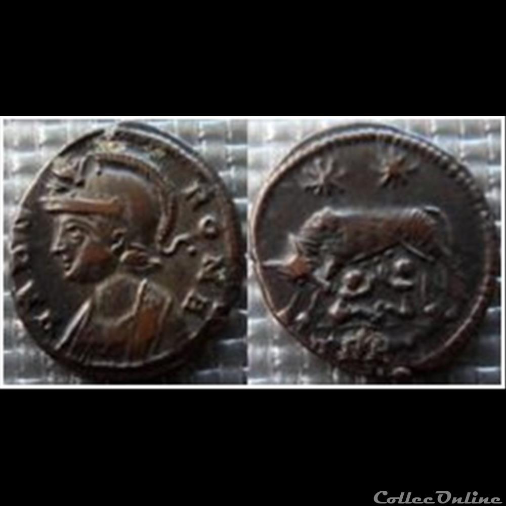 monnaie antique romaine pa5 vrbs roma treves
