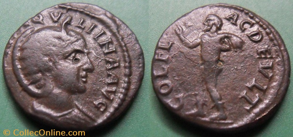 monnaie antique av jc ap romaine republicaine imperiale f anarchie militaire tranquilline ae deultum