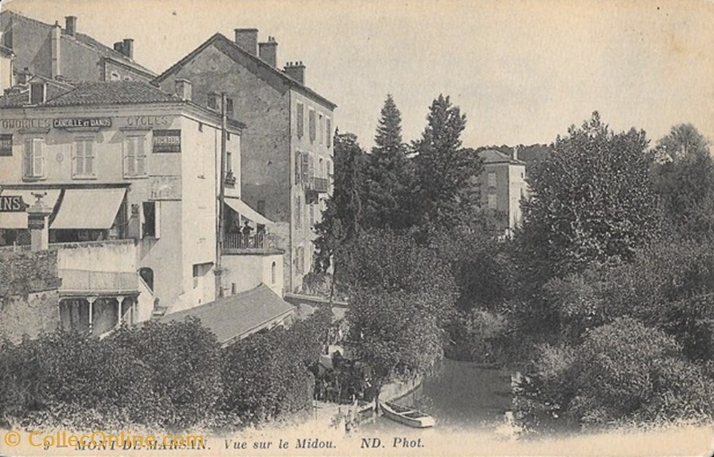 divers carte postale 40 mont de marsan