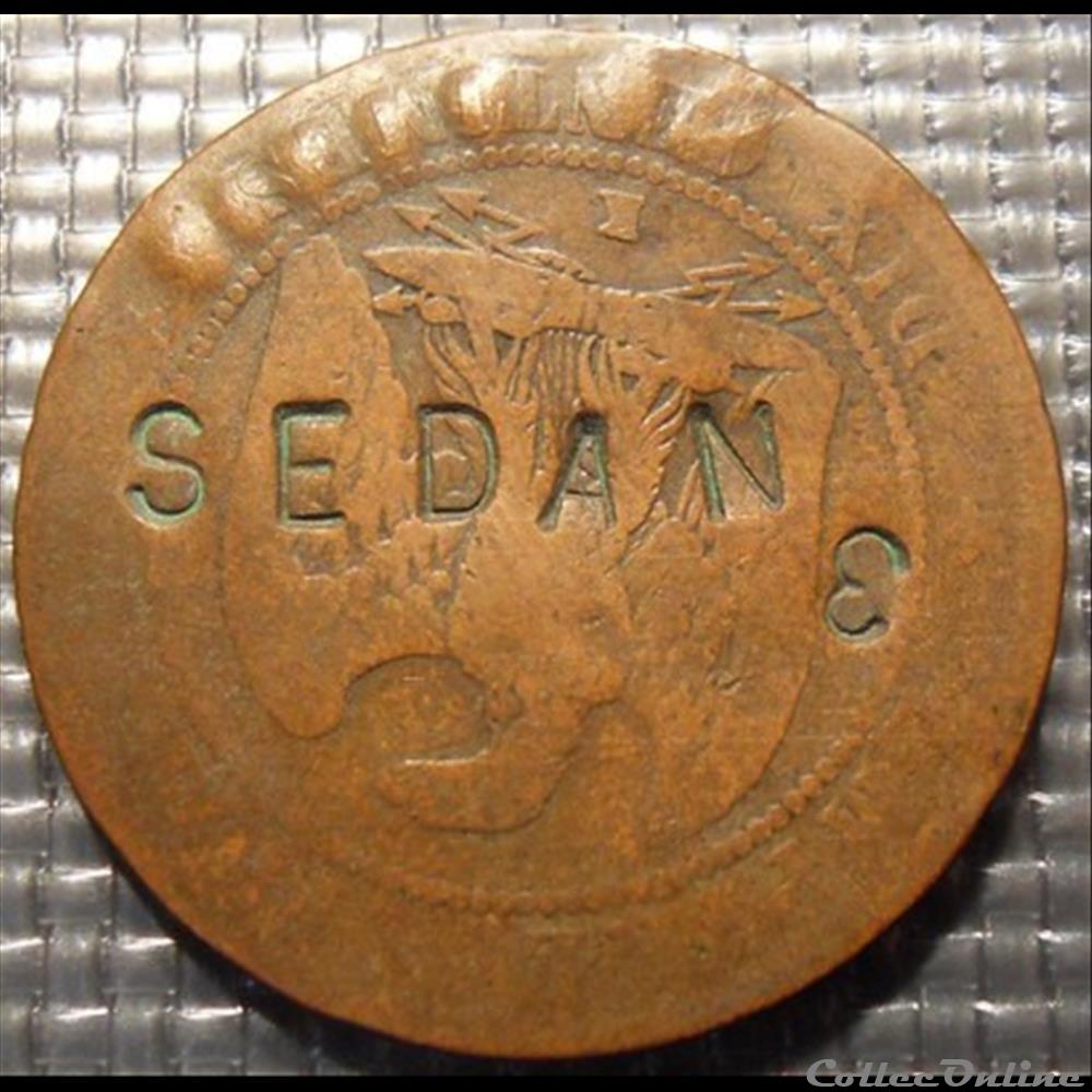 Monnaie satirique Napoléon III divers monnaie satirique napoleon iii