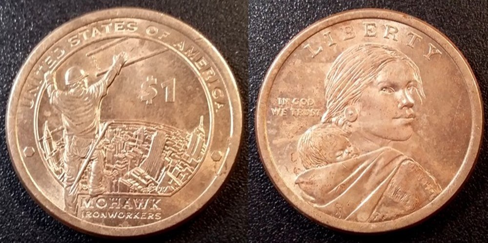 1 dollar 2015 Les Travailleurs du fer MOHAWK monnaies monde etats unis 1 dollar 2015 les travailleurs du fer mohawk