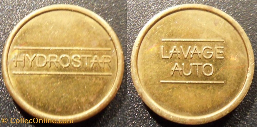 monnaies paranumismatique jetons poids b jeton lavage auto hydrostar