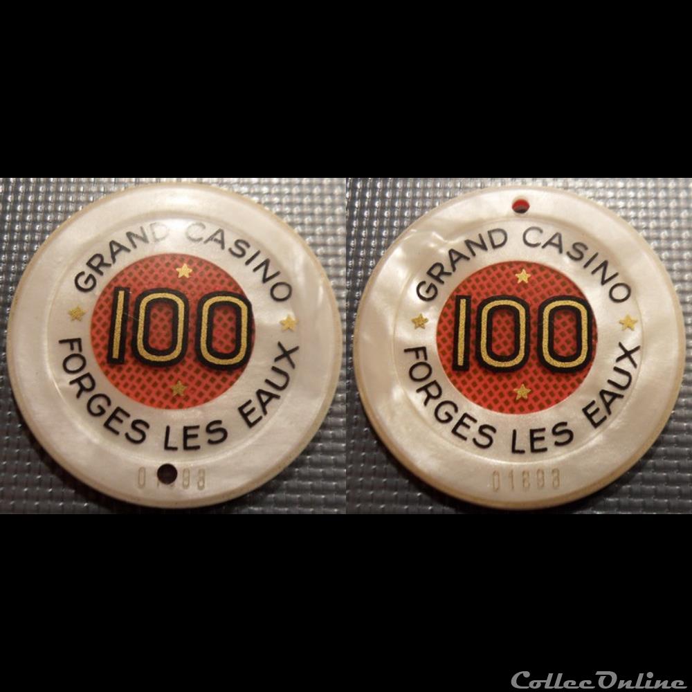 j- Jeton casino FORGES LES EAUX monnaie mereaux j jeton casino forges les eaux