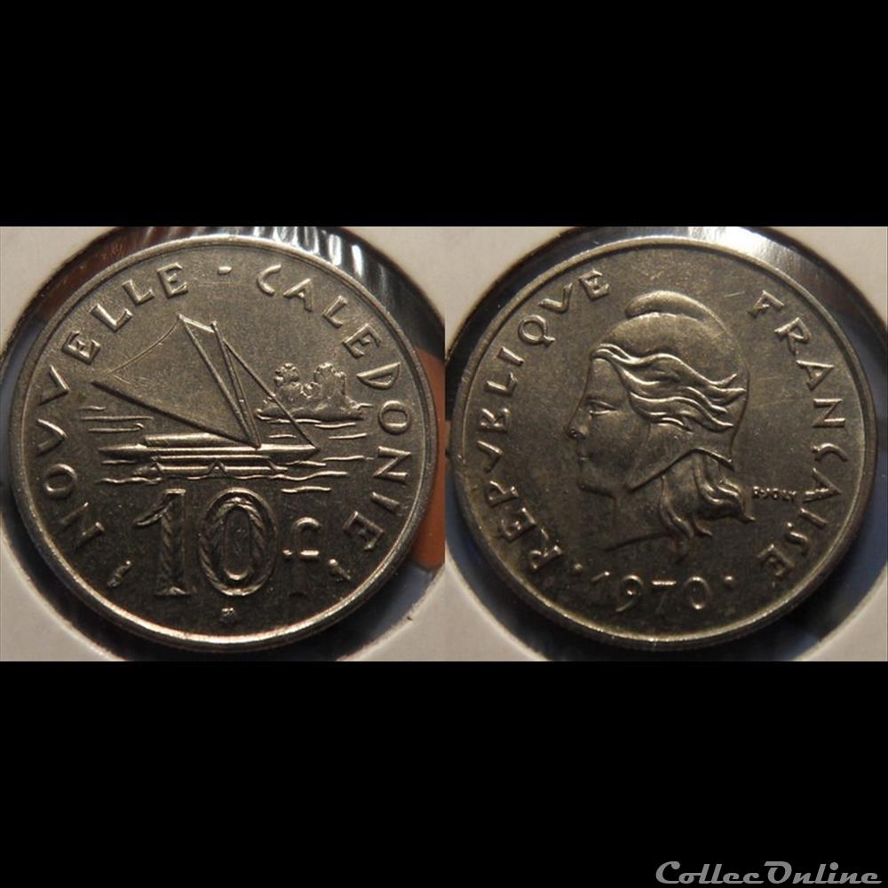 Nouvelle Calédonie 10 Francs 1970 monnaie france colony nouvelle caledonie 10 francs 1970