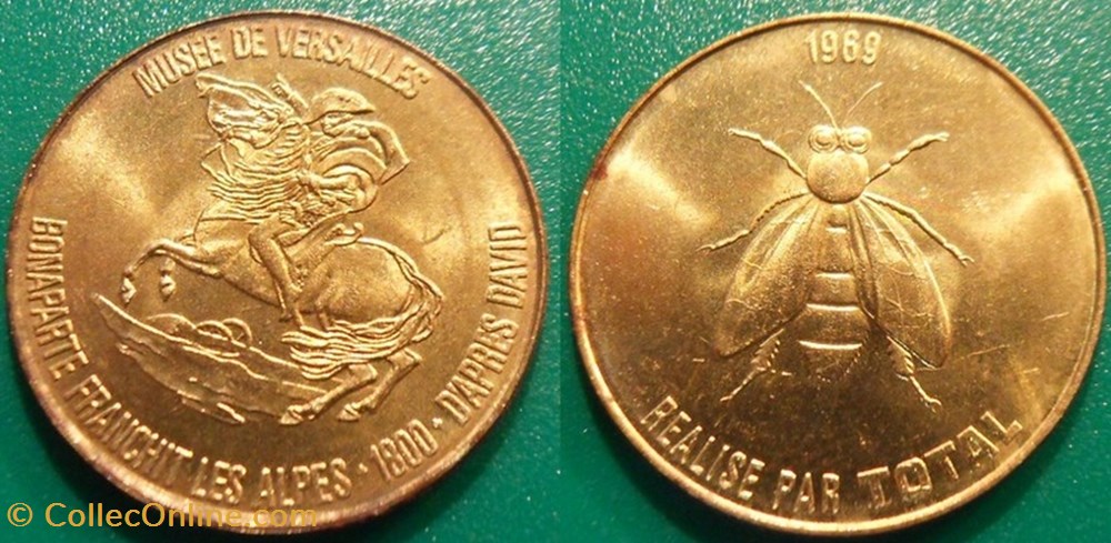 u- Jeton Total - Bicentenaire Napoléon - n°07 - Bonaparte Franchit les Alpes monnaies paranumismatique jetons poids u jeton total bicentenaire napoleon n 07 bonaparte franchit les alpes