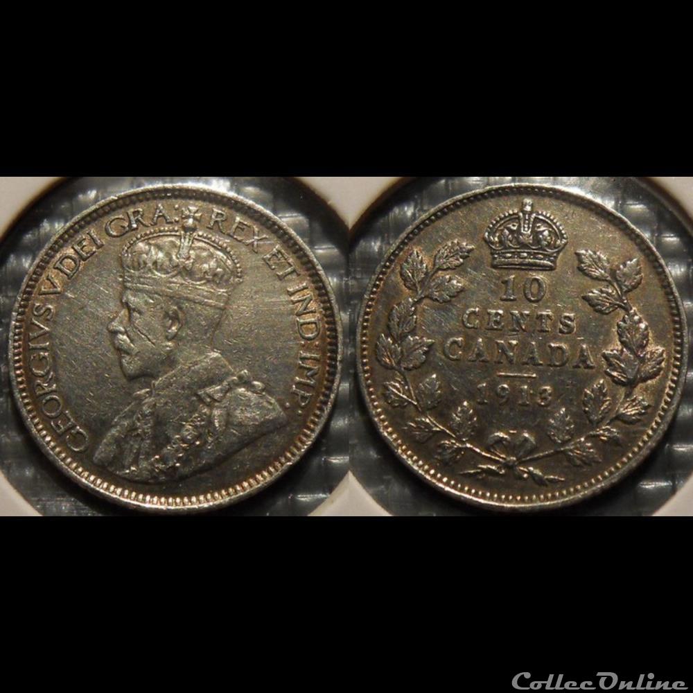 monnaie jeton mereaux feodale canada 10 cents 1913