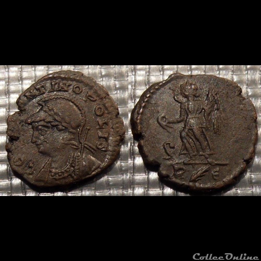 Constantinopolis /victoire pour Rome monnaie antique romaine constantinopolis victoire pour rome