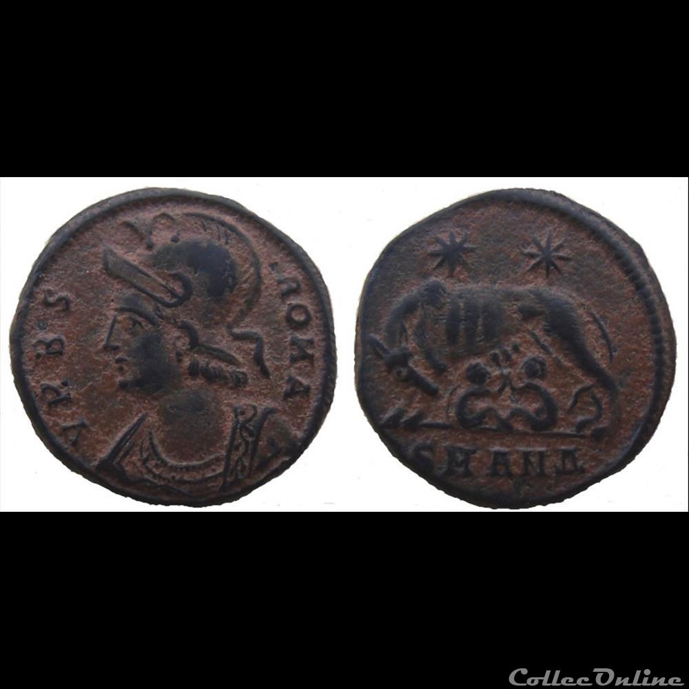 E4 VRBS ROMA Antioche monnaie antique romaine e4 vrbs roma antioche