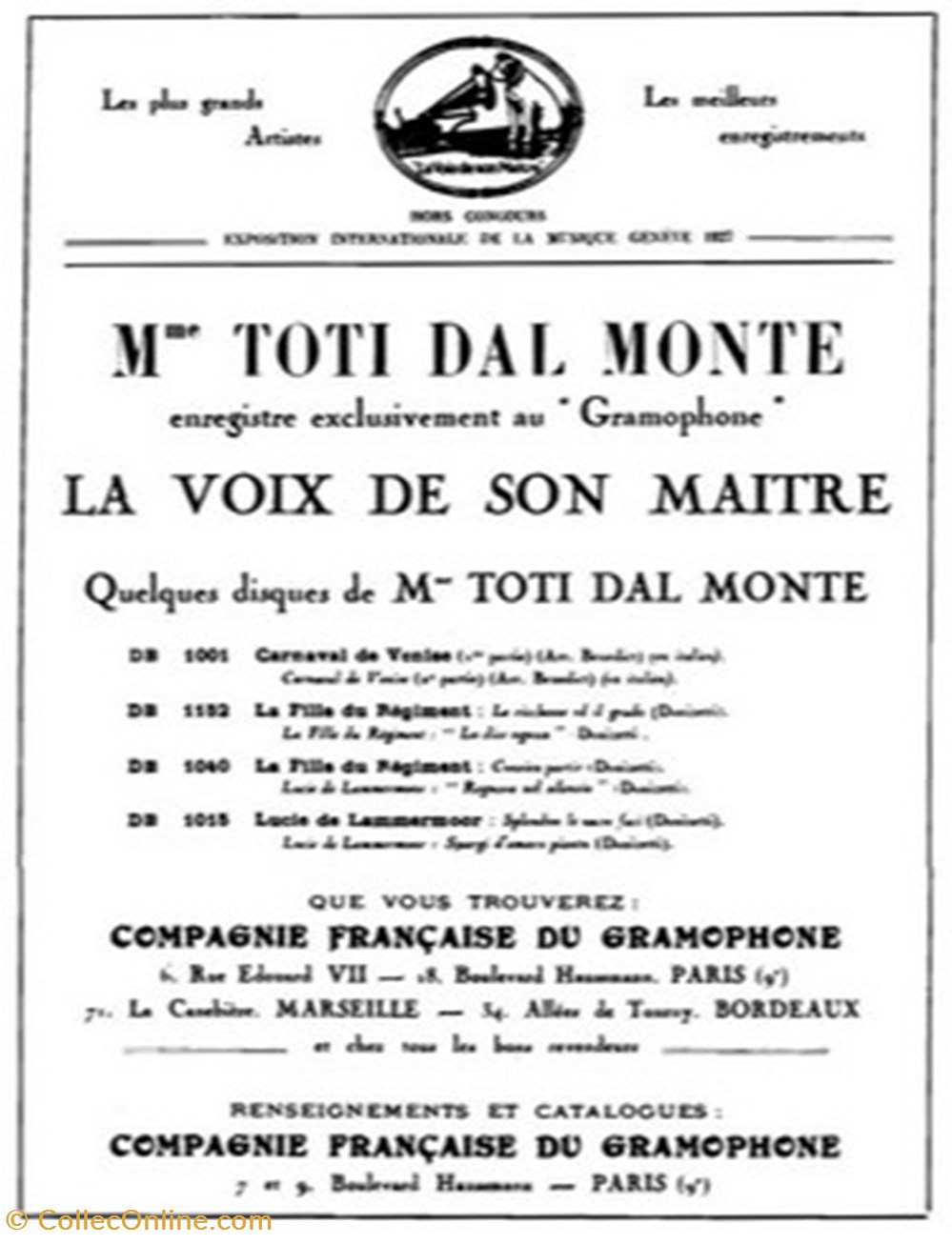 bg- Jeton Bordeaux LE GRAMOPHONE monnaies paranumismatique jetons poids bg jeton bordeaux le gramophone