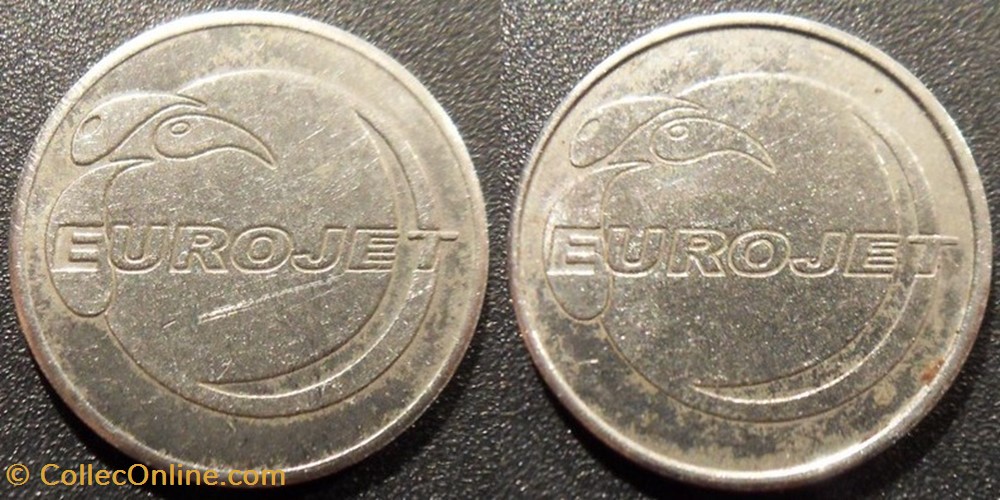 monnaies paranumismatique jetons poids b jeton eurojet