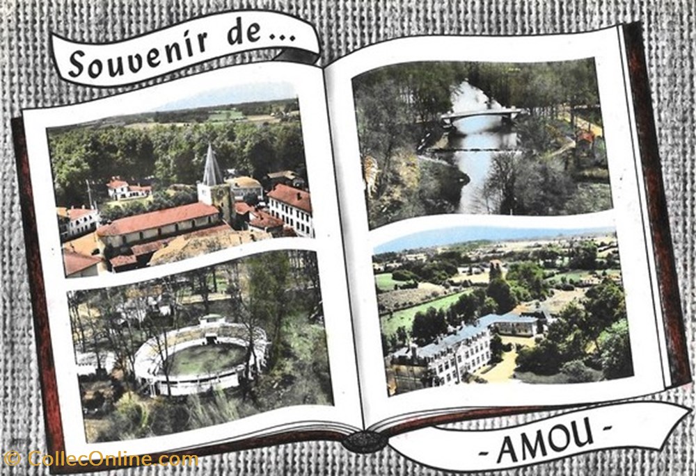 divers carte postale 40 amou