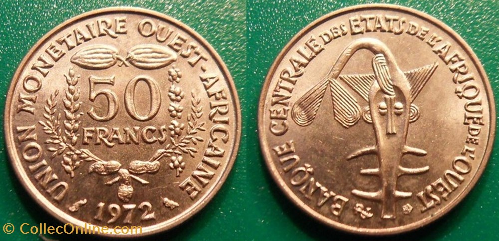 50 Francs 1972 monnaie 50 francs 1972