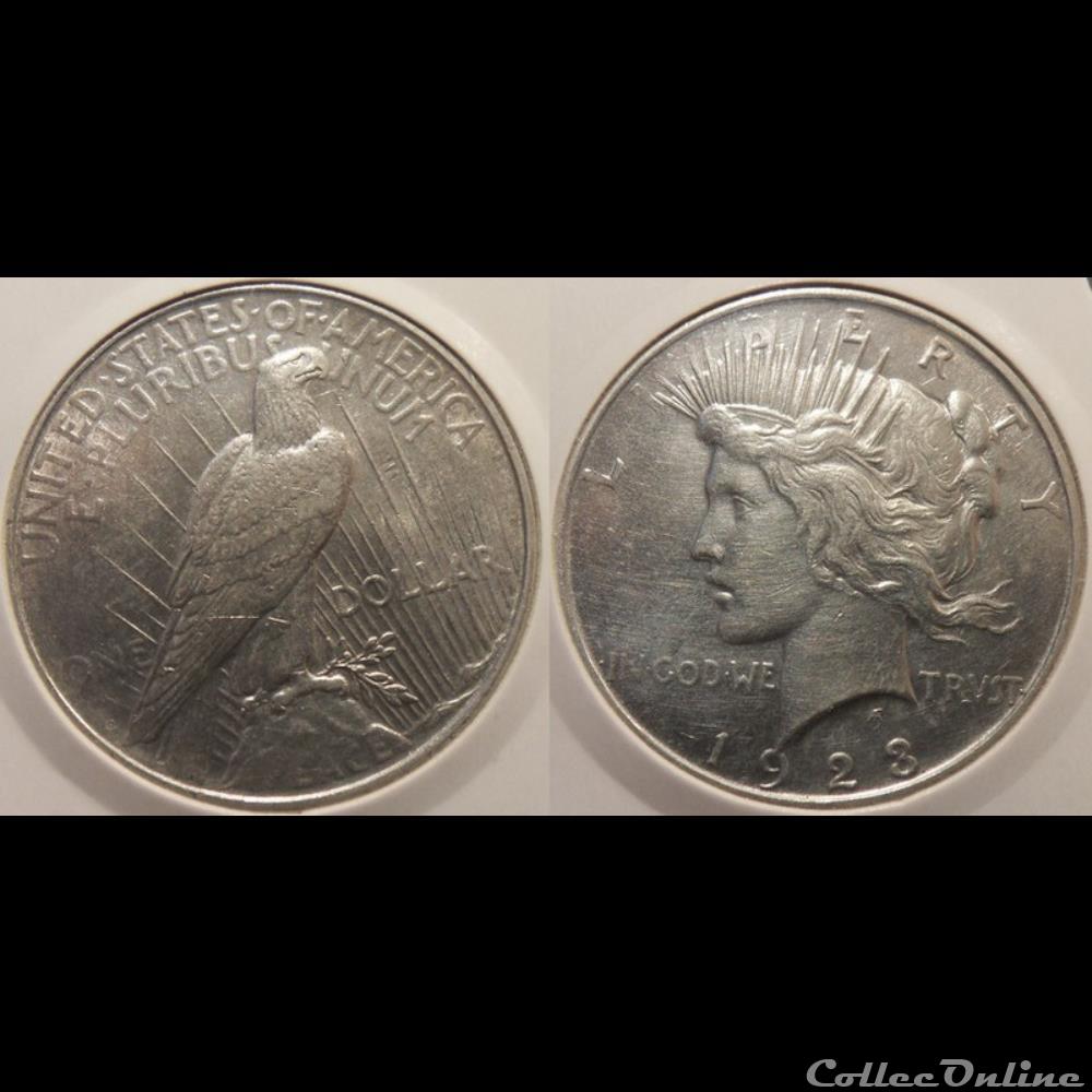 monnaie monde moderne usa 1 dollar 1923