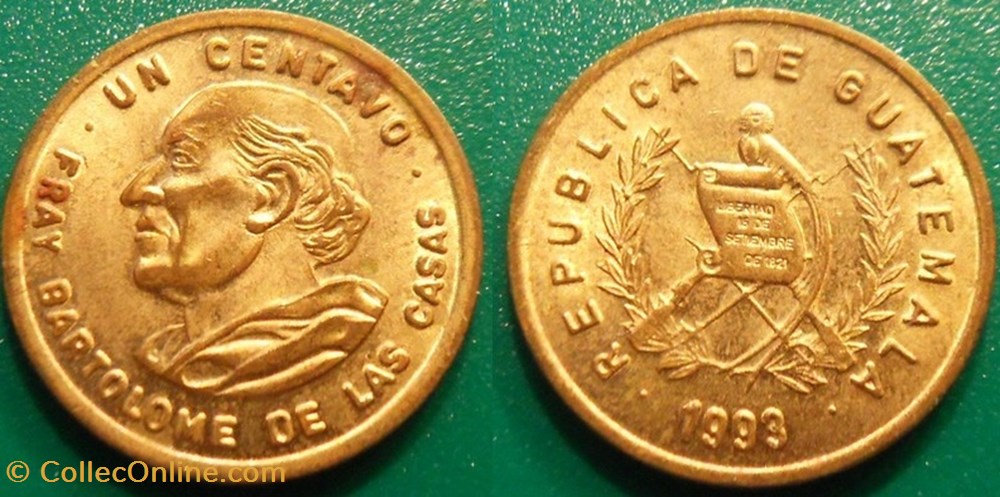 1 Centavo 1993 monnaie monde guatemala 1 centavo 1993