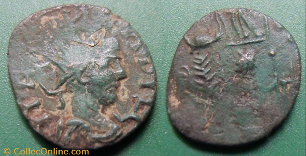 monnaie antique av jc ap romaine republicaine imperiale f anarchie militaire tetricus ii antoninien