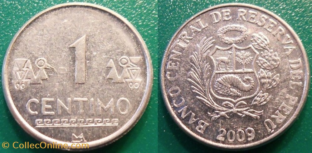 monnaie monde perou 1 centimo 2009