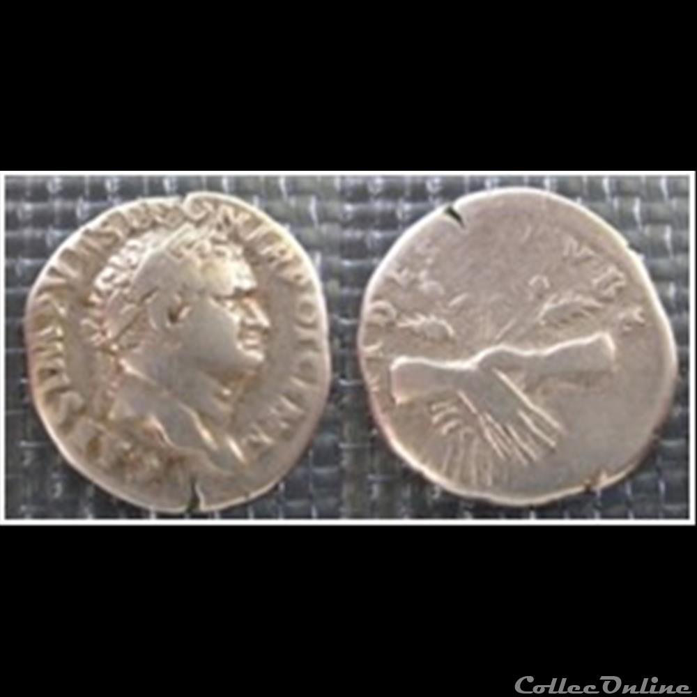 monnaie antique romaine b2 flaviens titus