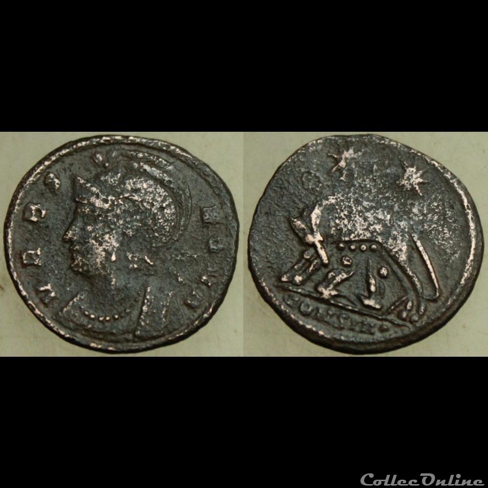 monnaie antique romaine h21 vrbs roma constantinople