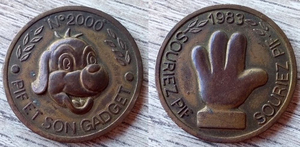 monnaies paranumismatique jetons poids x jeton pif 2000e numero de pif