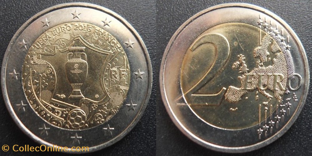 piece 2 euros france 2016