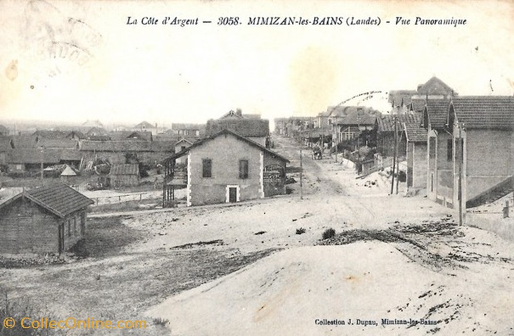 Carte Postale (40) Mimizan les Bains divers carte postale 40 mimizan les bains