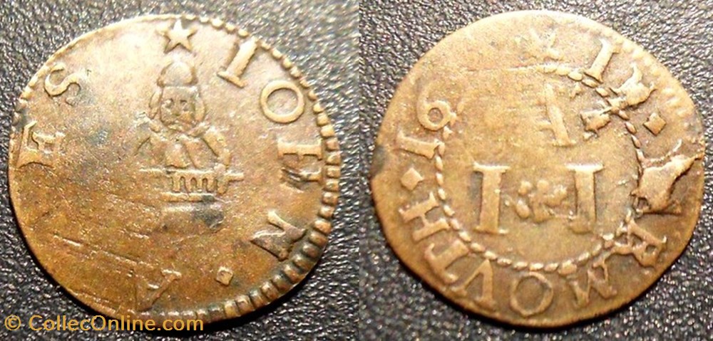 e- J etr Grande Bretagne John Ames 1652 Farthing monnaies paranumismatique jetons poids e j etr grande bretagne john ames 1652 farthing
