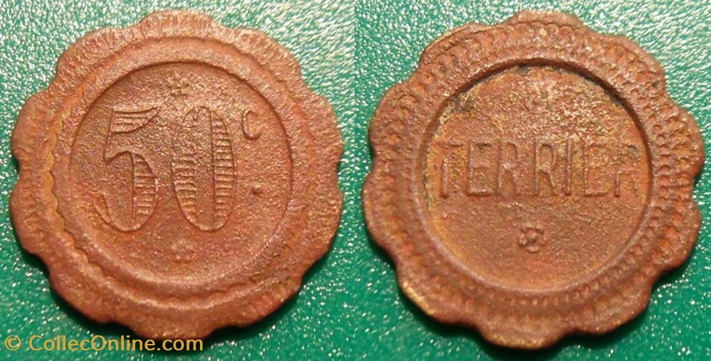 monnaies paranumismatique jetons poids f jeton a consommer bordeaux jeton echange 50 c terrier