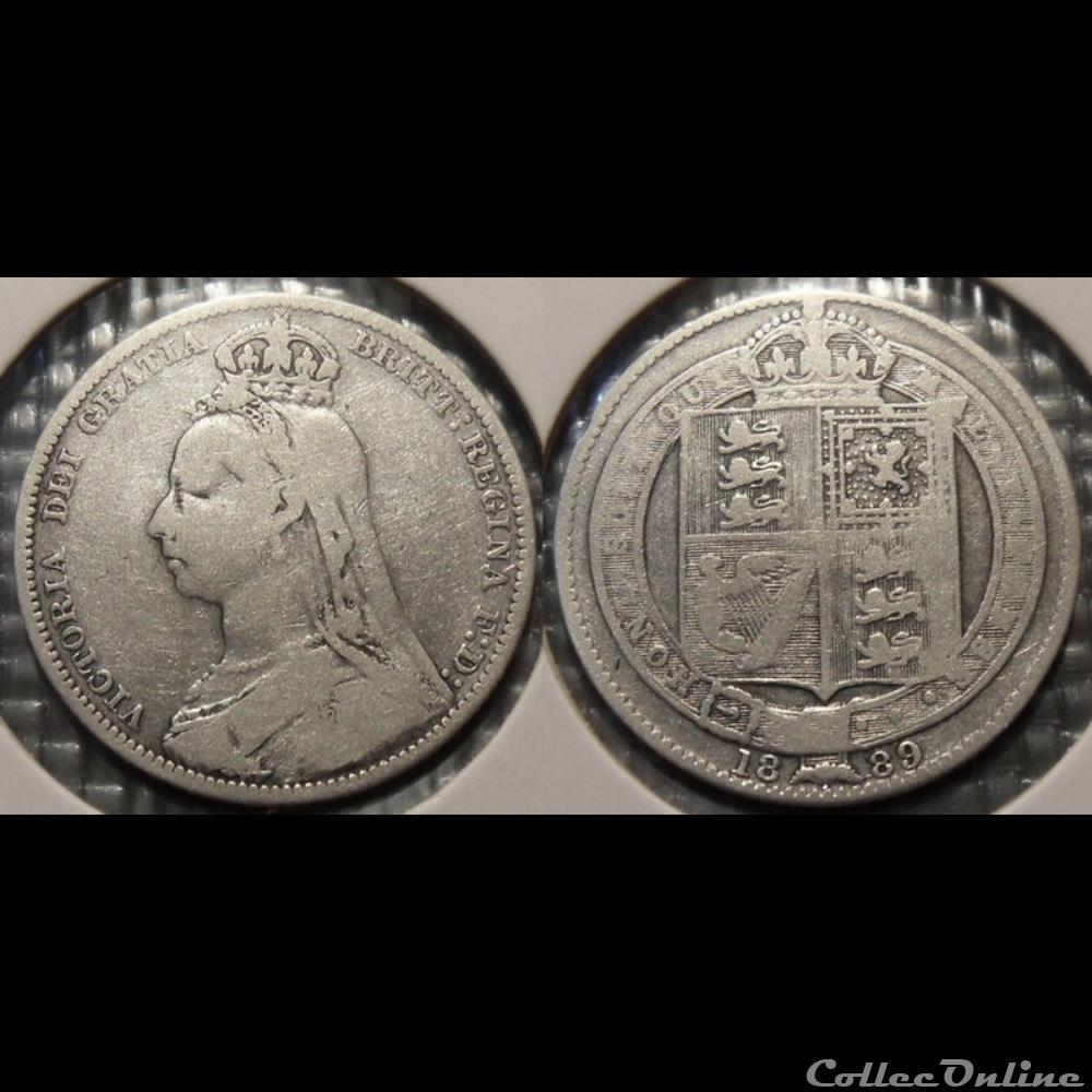 monnaie france moderne grande bretagne 1 shilling 1889
