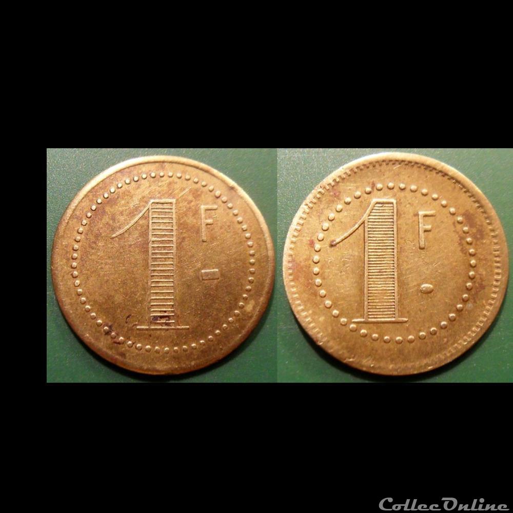 monnaie mereaux i jeton anonyme 1f