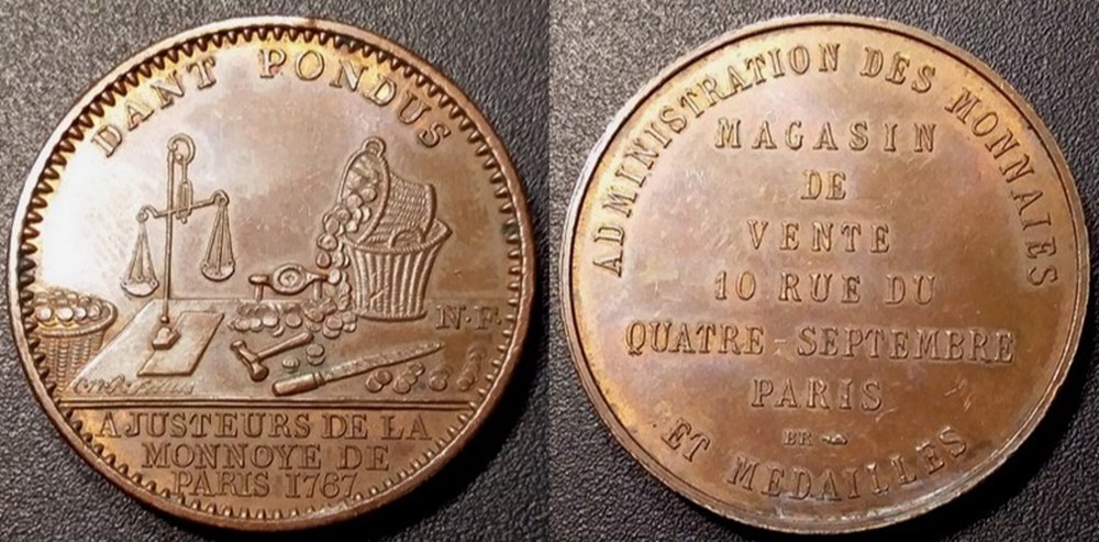 Médaille - Administration des Monnaies et Médailles - Magasin de Vente divers medaille administration des monnaies et medailles magasin de vente