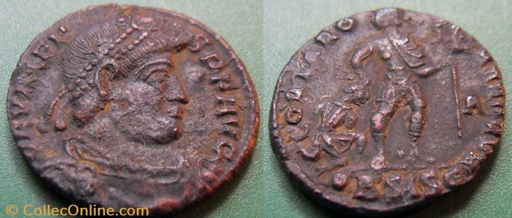 monnaie antique av jc ap romaine republicaine imperiale g le bas empire valens nummus