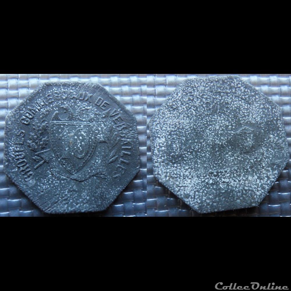 p- MN Versailles Groupes Commerciaux 10 C Zinc 1918 Elie:10.2 monnaies paranumismatique jetons poids p mn versailles groupes commerciaux 10 c zinc 1918 elie 10 2